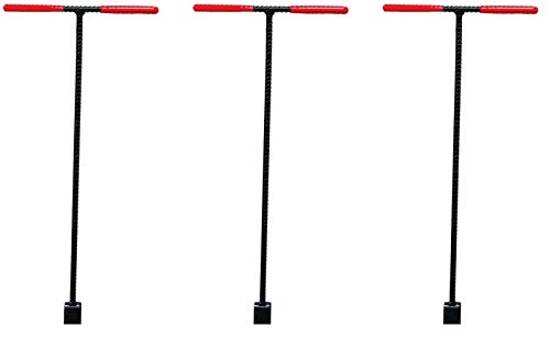 PlumBest M25127R3 1/2-Inch by 27-Inch Water Meter Key, Black (1, Ð¢hree PÐ°ck)