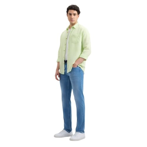 Image of Pepe Jeans Mens Linen Regular Fit Shirt