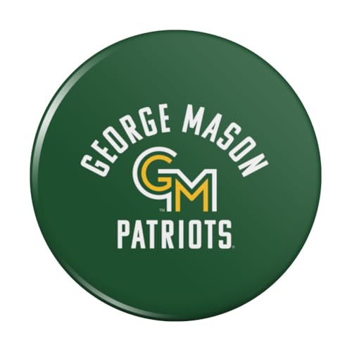 George Mason University Patriots Logo Kitchen Refrigerator Locker Button Magnet - 2.25" Diameter