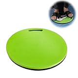 Drehscheibe Umsetzhilfe, 39 cm Transferhilfe für Ältere Und Behinderte Patienten mit 150 kg Tragkraft Grün Drehbare Transferplatte mit Griffloch für Häuslichen Pflege Mobility Aid Transfer Disc