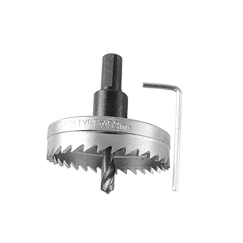 Broca de metal con sierra perforadora 53 mm miniatura 1