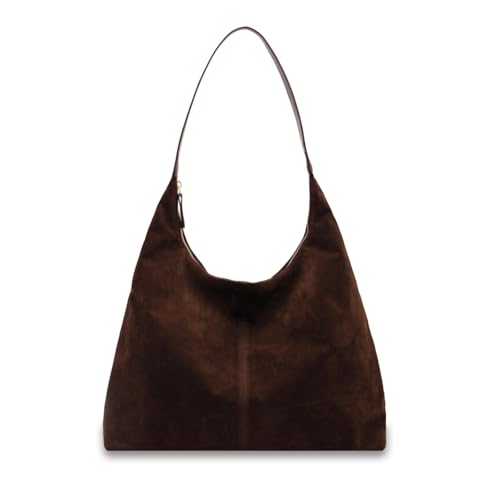 Aucuu Bolsos de Mujer, Gamuza Sintética Bolsa Tote Grande, Bolso Bandolera Mujer, Gran Capacidad Bandolera Casual, Bolsillo Shopper Mujer, para Compras, Viajes, Trabajo, Escuela