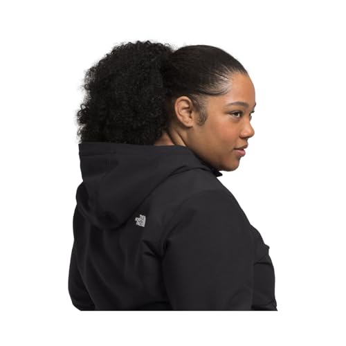 THE NORTH FACE Women's Shelbe Raschel Fleece Hooded Jacket (Standard and Plus Size), TNF Black, 3X