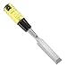 Buck Brothers 120106BC 1 Inch Wood Chisel Made in USA, For Paring and Finishing Cuts in Carpentry and Woodworking, Tempered Tool Steel Blade, Mallet-Safe Handle