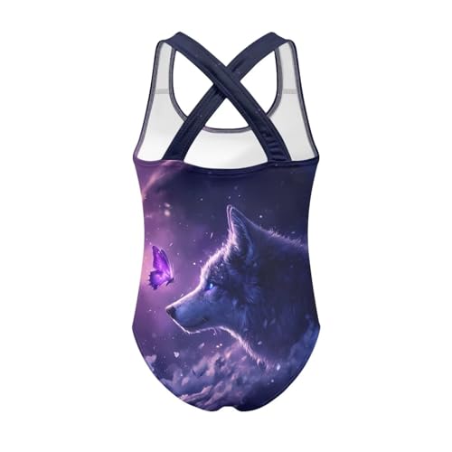 Girls Swimsuit for Kids 5-14 Years One Piece Bathing Suit Quick Dry Stretchy Breathable Beach Swimwear2