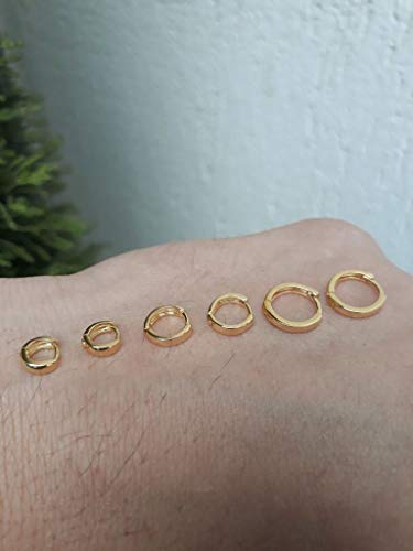 kit com 3 pares de brinco 1 2 3 furo banhado a ouro 18k