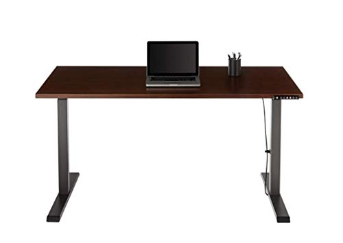 Image of Realspace Magellan Performance Electric 60 inch W Height-Adjustable Standing Desk, Cherry
