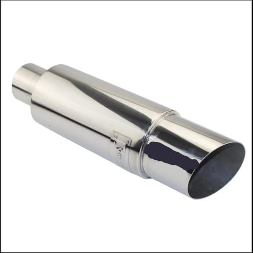 Tuyau d'échappement en inox look sport diamètre 51 57 63 mm