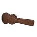 Crossrock Wooden Electric Guitar Case for Gibson SG | Blossom Brown Faux Leather, Burgundy Velvet Interior, Lock – Designer Series(CRW530SGBQ)