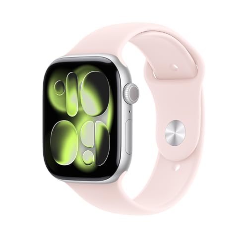 Image of Apple Watch Band - Sport Band - 46mm - Soft Pink - M /L