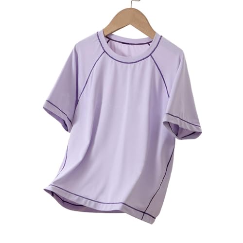 Girls Boys Summer Tops Kids Unisex Mesh Ice Silk Quick Dry Lightweight Workout Short Sleeve Breathable T Shirt Soft4