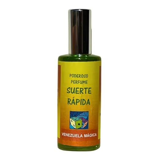 Poderoso Perfume de Suerte Rápida (100ml) | Buena Suerte de Forma Inmediata en el Amor, Juego, Trabajo, Dinero y Cualquier Tipo de Petición, Abrir Caminos de Fortuna... | Colonia en Frasco de Cristal.
