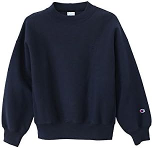 Amazon Co Jp チャンピオン リバースウィーブ クルーネックスウェットシャツ Cw L008 レディース ダークネイビー 日本 L 日本サイズl相当 ファッション