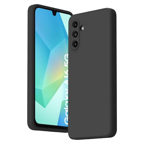 Silicone Case for Samsung Galaxy A16 Case, Silky-Soft Touch Gel Rubber Cover, Full Protective Case Shockproof Liquid Bumper Cover for Samsung A16 Case 4G/5G