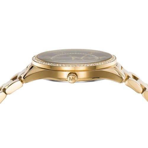 Michael Kors Lauryn Watch for Women, Quartz Three Hand Movement with Stainless Steel or Leather Strap – Ansicht 5