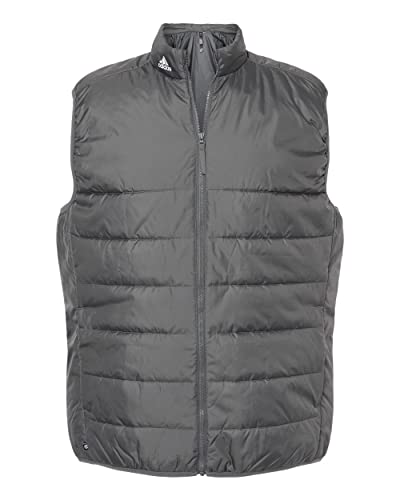 Doudoune sans manche Adidas gris anthracite en taille 3XL pour homme