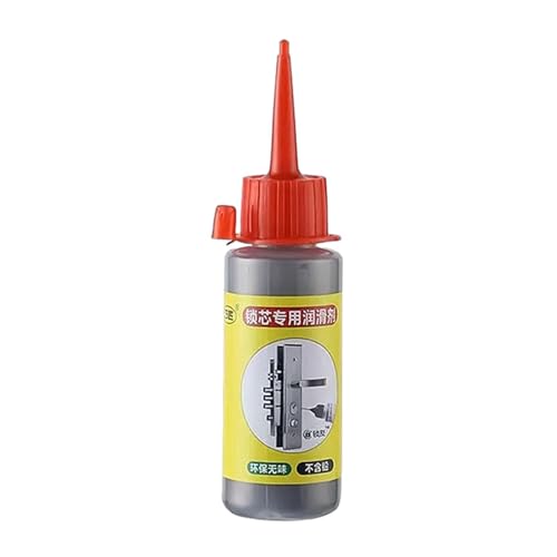 OLCANA Lubricante Grafito, Lubricante en Polvo 60 ml Bloqueo Seguridad Grafito antioxidante, Accesorios para el hogar, lubricantes para diversas cerraduras, bisagras, Cadenas
