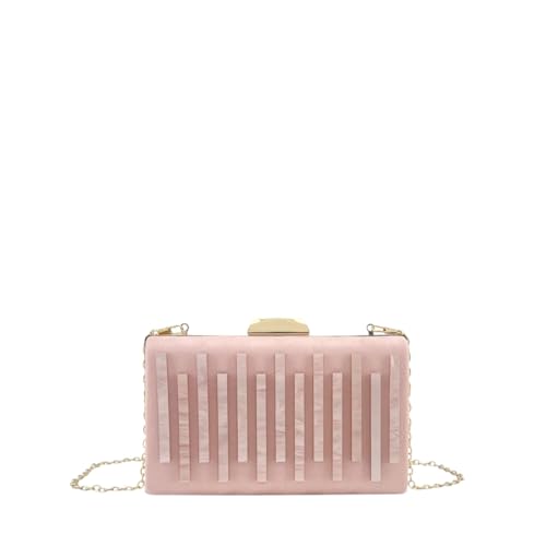 MODELISA - Bolso Clutch De Fiesta Elegante Cadena De Hombro Boda Evento Ceremonia Para Mujer (Rosa) MODELISA - Bolso Clutch De Fiesta Elegante Cadena De Hombro Boda Evento Ceremonia Para Mujer (Rosa)