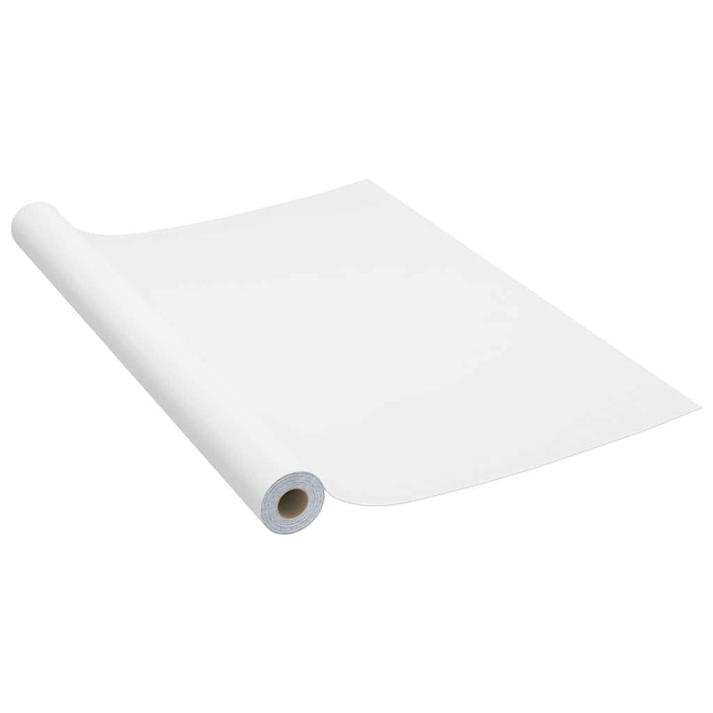 vidaXL Self-Adhesive Furniture Film White 500 x 90 cm PVC