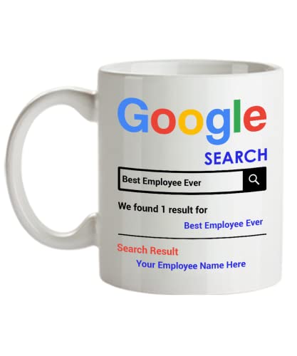 Caneca personalizada para funcionário, Melhor funcionário de todas, Copo de café para funcionários, Presentes para funcionários, Ideia de presente para cesta de natal de aniversário de funcionário, Caneca para empregador com nome personalizado