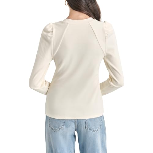 Image of DKNY Women's Puffsleeve Longsleeve Comfortable Soft Tops