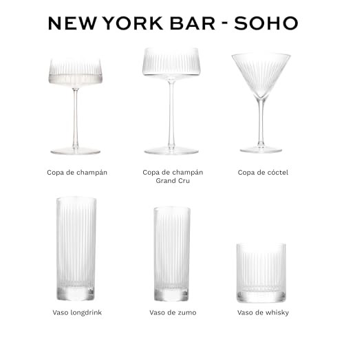 Copas de Champán Coupe Stölzle Lausitz SOHO Set de 6 de Cristal 275ml 8