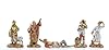 Moranduzzo Set 21 Pastori e 1 Cammello Adatto a Presepe da 3,5 cm Scala 1:50 – MICRO 3,5 – Statuina Indistruttibile, Stile '700, Rifinita a Mano, Scultore M. Landi, Made in Italy #1