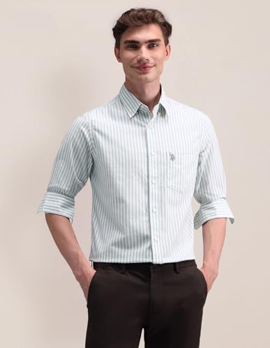 Image of U.S. Polo Assn. Men's Cotton Regular Fit Shirt