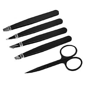 Wenkbrauw pincet Shears set roestvrijstalen make-up brow clip tangen schoonheid tools 5 stks schoonheid benodigdheden