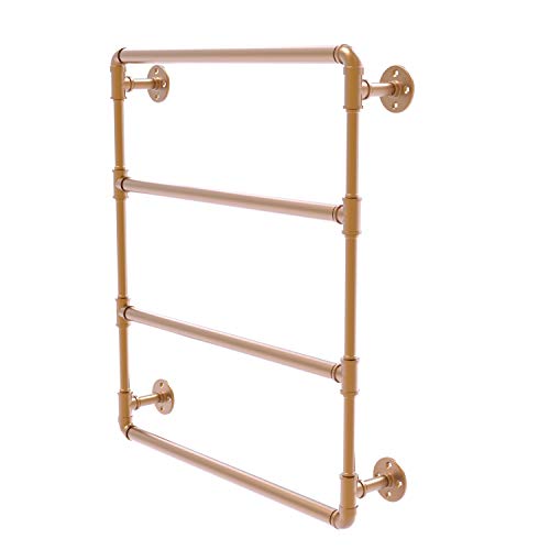 Allied Brass P-280-24-LTB Pipeline Collection 24 Inch Wall Mounted Ladder Towel Bar, 24