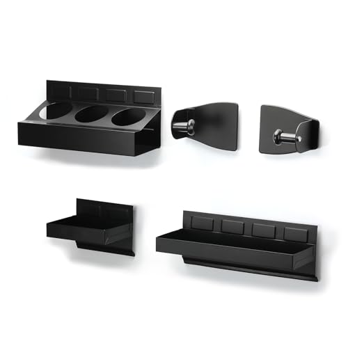 Mayouko Magnetic Toolbox Shelf Tray and Holder 4-Piece Magnetic Toolbox Tray Set Tool Box Cabinet Side Shelf Storage Workshop