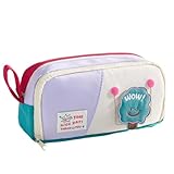 JIACHEN 筆箱、鉛筆袋、大容量、ファッション、高ルックス、ガジェット、多機能、小物入れ、オフィス用品、学生コンパクト収納バッグ、学生、男の子/女の子、プレゼント(紫（むらさき）)