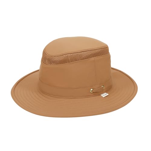 Image of Tilley Womens Ltm5 Airflo Medium Brim Recycled Sun Hat, Olive, 7.75 US