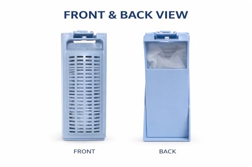 Image of AMAZOR Washing Machine Magic Filter | Lint Filter /Dust Filter /Waste Collector /Drain Jali for Semi & Fully Automatic Washing Machines (Compatible for haier. Height 15.6 Cm)