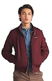 Members Only Original Iconic Racer Jacket Blouson lger en Coton, Bordeaux, L Homme