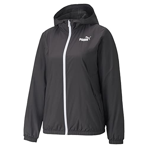 PUMA Giacca a Vento Ess Solid, Donna, Black, S