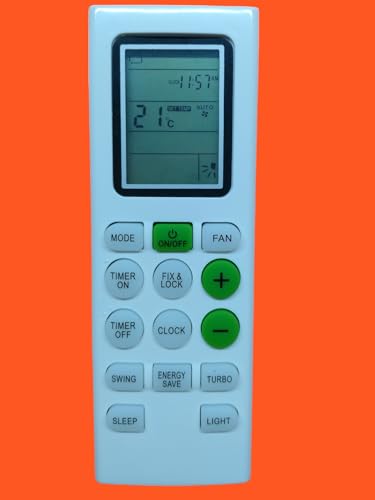 Image of AMAZOR Air Conditioner Remote Compatible for (Blue Star Split AC Remote 226A)