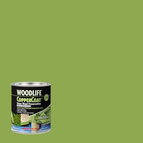 Wolman 1904A WOODLIFE CopperCoat Green Wood Preservative, Quart