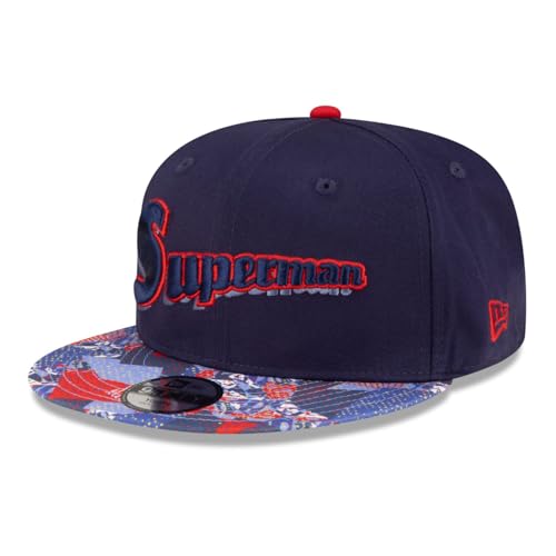 Casquette New Era enfant 9FIFTY Superman snapback bleu rouge 52-54 cm