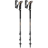 LEKI Makalu Lite Stöcke, orange-Black-Dark Anthracite, 100-135cm