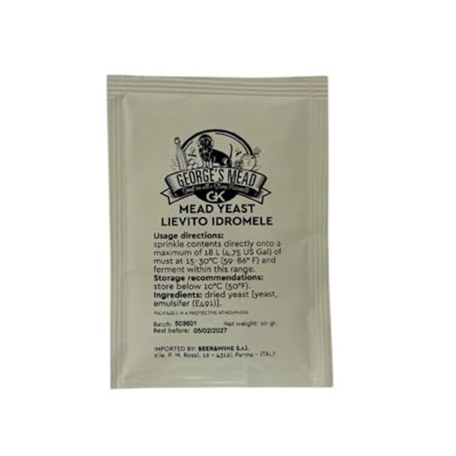 2x LIEVITO PER IDROMELE GEORGE’S MEAD YEAST (10 GR.) MEAD M05