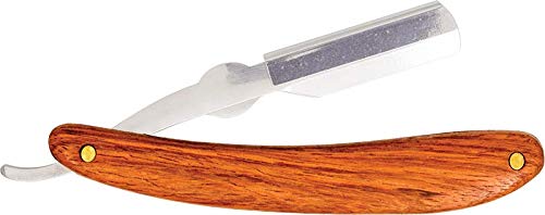 Wood Handle Straight Razor (Vincent Sigma Collection) (Walnut)