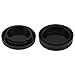 Haoge Camera Body Cap and Rear Lens Cap Cover for Olympus Panasonic BMPCC Micro Four Thirds MFT M4/3 M43 Mount Camera Lens Such as E-M1 II E-M5 E-M10 III Pen-F E-PL9 PENF GH5S G9 GH5 G80 G85 GX8 GX9