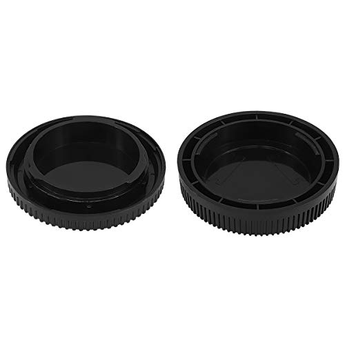 Haoge Camera Body Cap and Rear Lens Cap Cover para Olympus Panasonic BMPCC Micro Four Thirds MFT M4/3 M43 Mount miniatura 4