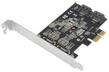 SIIG Controller Card SC-SA0L11-S2 2Port SATA 6Gbs Host Adapter PCI-Express Dual Profile Brown Box Electronics