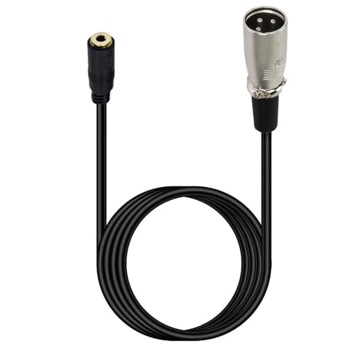 Cable adaptador XLR macho a Jack 3.5mm hembra 3 pines 3 m miniatura 3