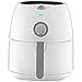 Frytownica powietrzna do użytku domowego Frytownica powietrzna 4,5 l, frytownica elektryczna 4,5 QT 1300 W Piekarnik Kuchenka bezolejowa, sterowanie podgrzewaniem i pokrętłem, czarny (kolor: biały)