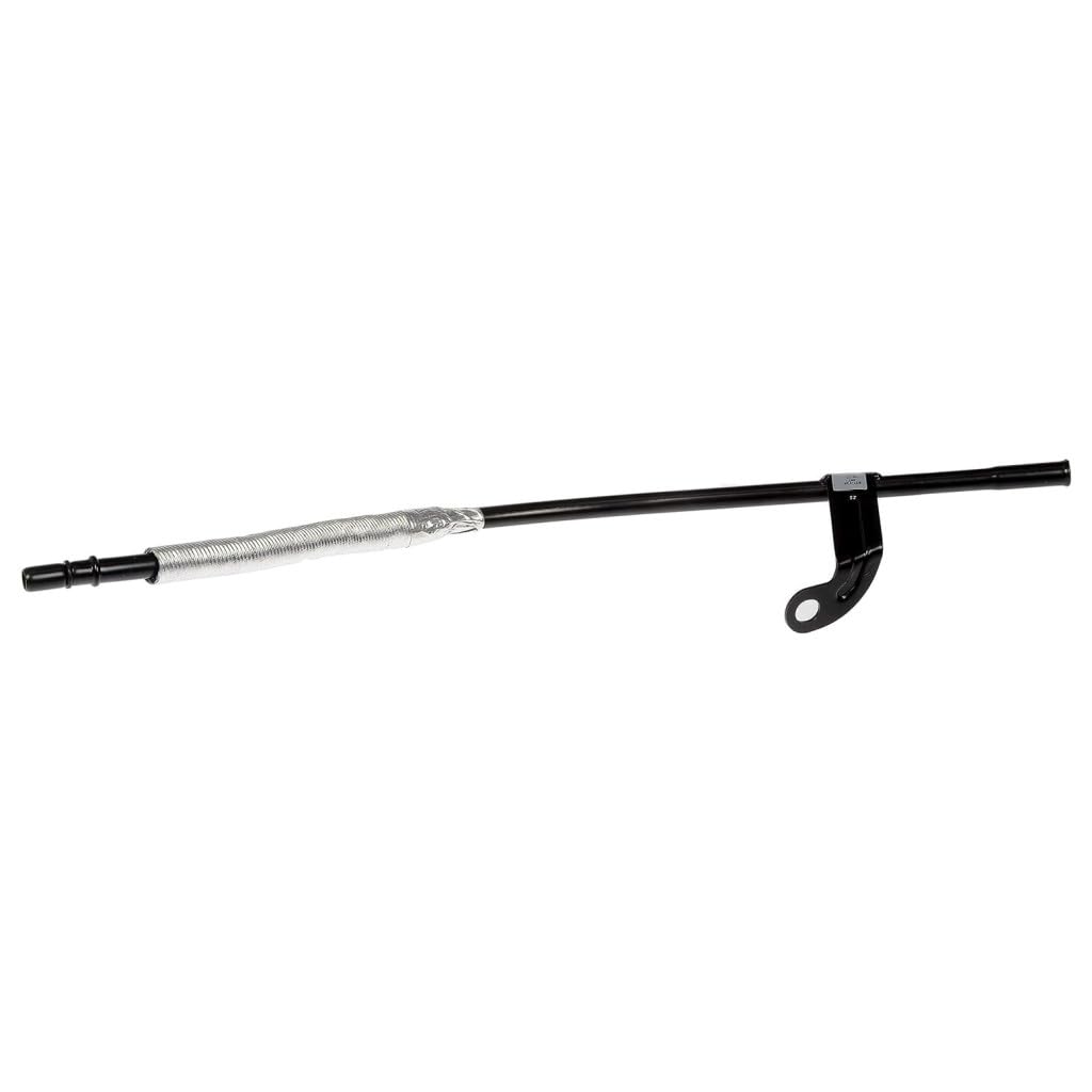 KarParts360 for Dodge Journey 2009 2010 Engine Oil Dipstick Tube | Steel | Black | 18 Inches Length | 0.5 Inches Inside Diameter | with Mounting Bracket | Replacement for 4892119AA