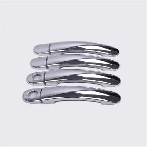 Cubierta cromada de fibra carbono para Tiguan 2009-2014, acabado Chrome E