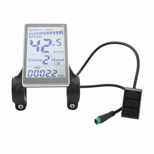Computer Per Bicicletta Elettrica, Display LCD, 5 Pin Universale, 24V-60V, Per Uso Urbano E Fitness, Misurazione Dati Precisa